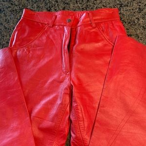 Echtes Leder Leather Pants